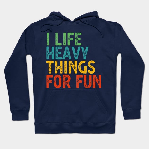 Life Is Short Lift Heavy Things Hoodie by Gaming champion